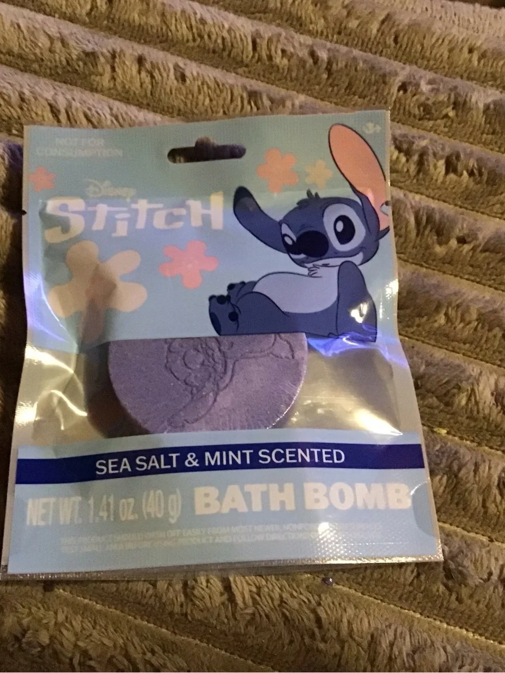 Disney Stitch Pink and Blue Citrus Bath Time Crumbs Pack